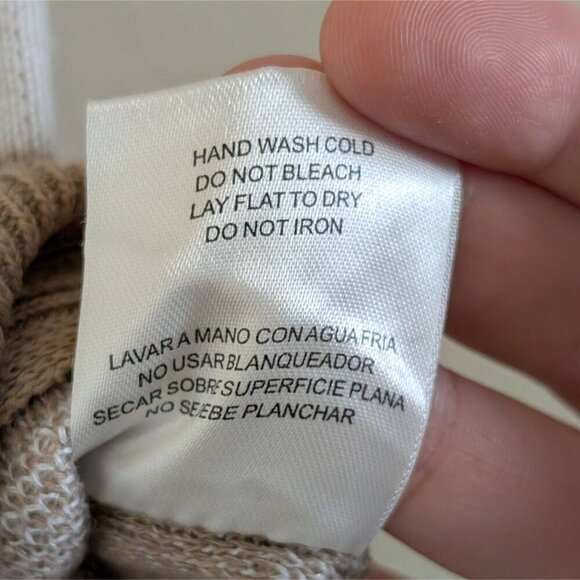 Kingston Grey Tunic Sweater Vest sz L Houndstooth Khaki White 90s Y2K Preppy - Picture 9 of 9